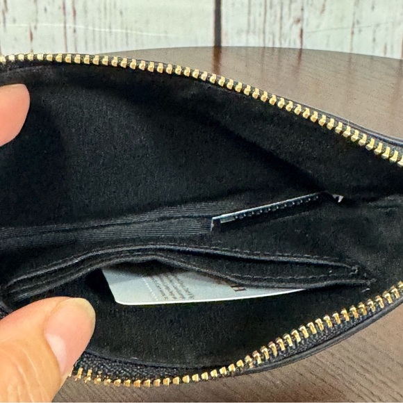 Coach “Pac-Man” “Game Over” limited edition Black Leather Wristlet - Picture 6 of 8